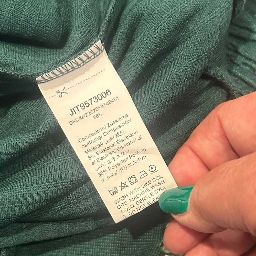SHEIN Curve Sz 3X Forest Green Ribbed Utility Jacket - Picture 8 of 10